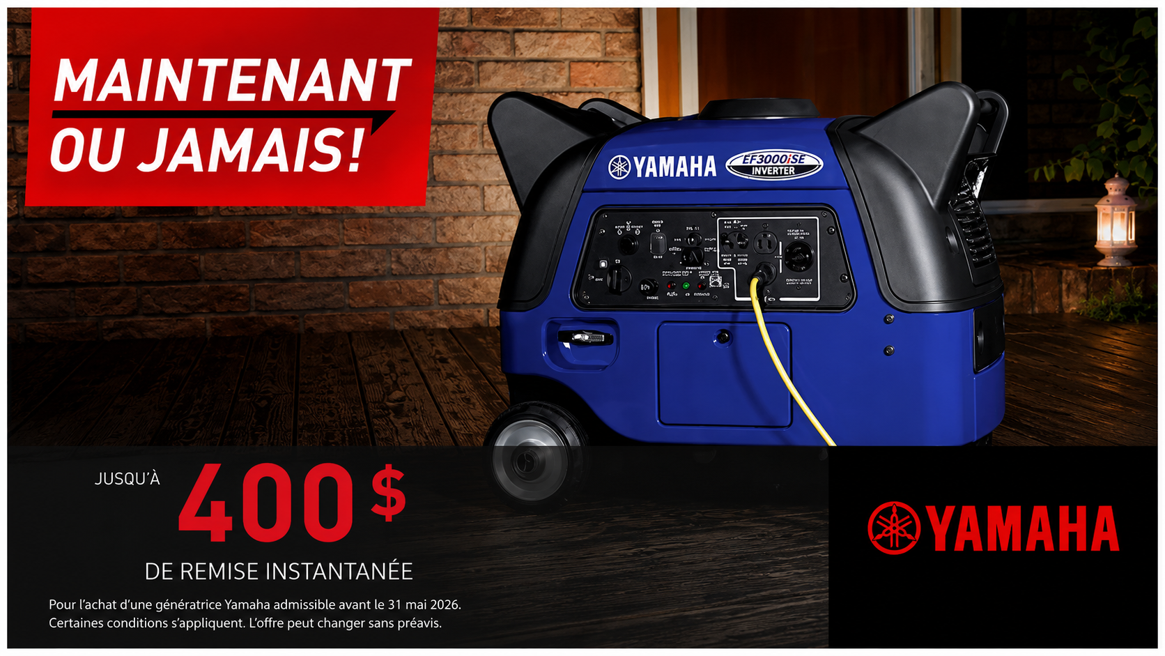 Génératrices Yamaha